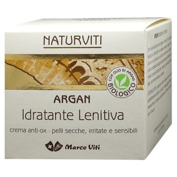 Argan crema idratante lenitiva viso in vasetto airless con atuccio 50 ml