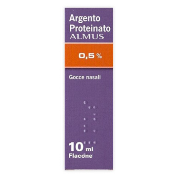 Argento proteinato 0,5% orl bambini almus gocce 10 ml