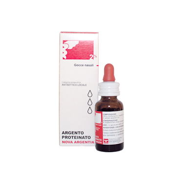 Argento proteinato (nova argentia) ad gocce orl 10 ml 2%