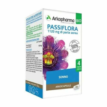 Arkocapsule Passiflora Bio Benessere Mentale e Sonno 45 Capsule