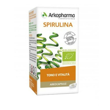 Arkocapsule Spirulina Bio Integratore Tono e Vitalità 45 Capsule