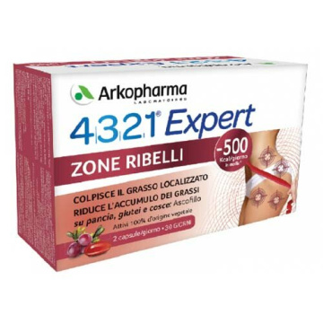 Arkopharma 4321 Expert Zone Ribelli Integratore Bruciagrassi 60 Capsule