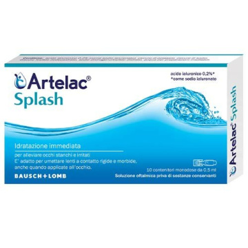 Artelac Splash Soluzione Oftalmica 10 Flaconcini Monodose