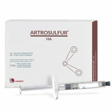  artrosulfur HA Siringa intra-articolare 1,6% 2 ml 3 pezzi