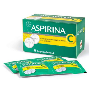 Aspirina C 20 Compresse Effervescenti 400mg + 240mg