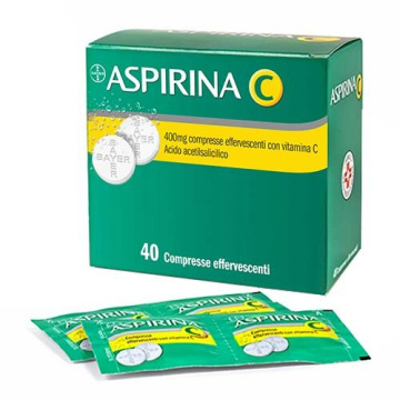 Aspirina C 400mg + 240mg 40 Compresse Effervescenti