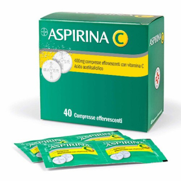Aspirina C 400mg + 240mg 40 Compresse Effervescenti