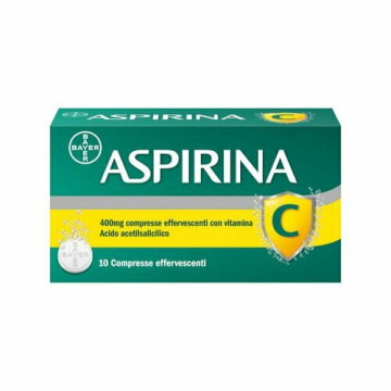 Aspirina C per Raffreddore Febbre e Influenza 10 Compresse Effervescenti