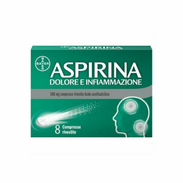 Aspirina Dolore e Infiammazione Antidolorifico 8 Compresse
