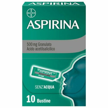 Aspirina in Granuli Antidolorifico Mal di Testa 10 Bustine