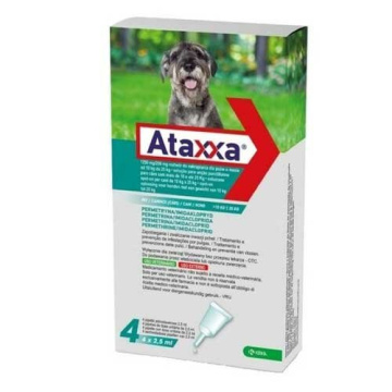 Ataxxa 1250 mg/250 mg spot-on cani 10-25 kg 4 pipette da 2,5 ml