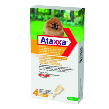 Ataxxa 200 mg/40 mg spot-on cani fino a 4 kg 4 pipette 0,4 ml