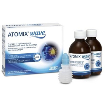 Atomix wave per igiene della rinofaringe 2 flaconi da 250 ml