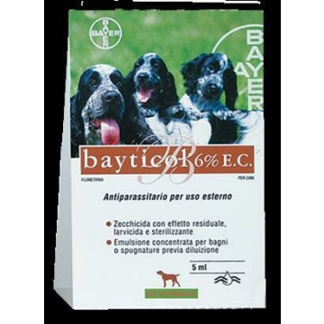 Bayticol 6% e.c. uso topico emulsione 1 flacone 5 ml