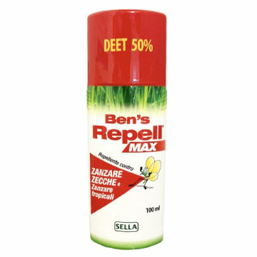 Ben's Repell Max Repellente Insetti Biocida Deet 50% 100 ml