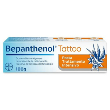 Bepanthenol Tattoo Pasta Trattamento Intensivo Tatuaggio 100 g