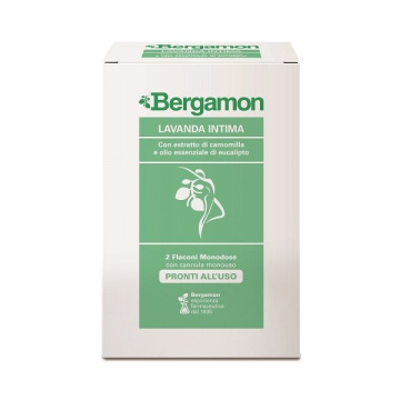 Bergamon lavanda con cannula monodose 2 pezzi 133 ml
