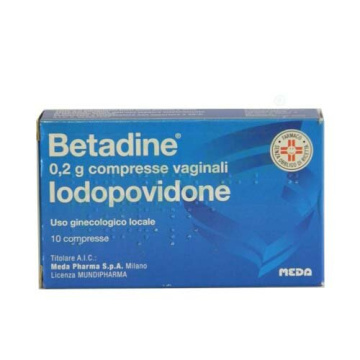 Betadine 200 mg 10 compresse vaginali