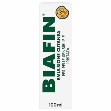 Biafin Emulsione Cutanea Idratante Pelle Irritata 100 ml