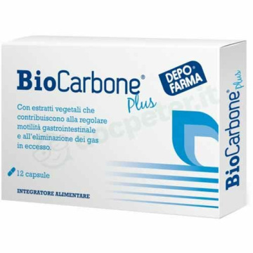 Biocarbone plus gonfiore addominale 24 capsule