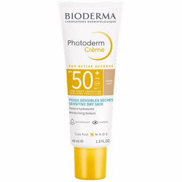 Bioderma Crème SPF50+ Teinte Claire Protezione Solare Viso 40 ml