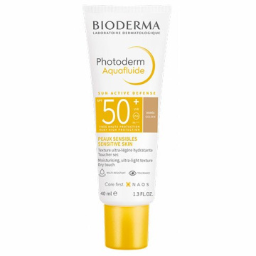 Bioderma Photoderm Max Aquafluid Tinted SPF 50+ Crema Solare Colorata Tocco Secco 40 ml