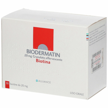 Biodermatin 20 mg biotina effervescente 30 bustine