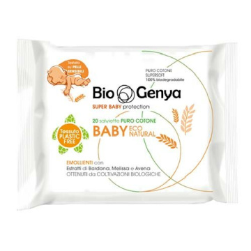 Biogenya Baby Salviettine Igienizzanti In Cotone 20 Pezzi