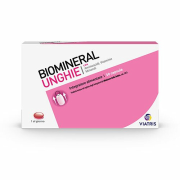 Biomineral Unghie Integratore Rinforzante 30 Capsule