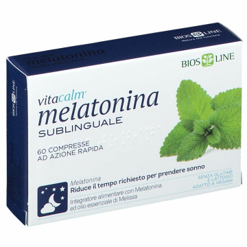 Bios line vitacalm melatonina sublinguale 60 compresse 1 mg