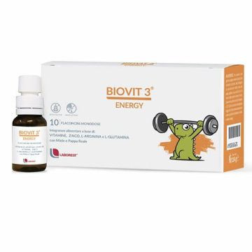 Biovit 3 Energy Integratore 10 Flaconcini Bevibili da 10 ml