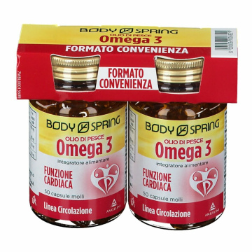 Body spring olio di pesce omega 3 confezione bipack