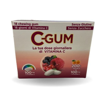 C gum frutti rossi 18 gomme