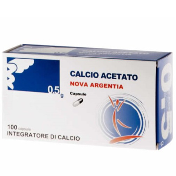 Calcio acetato 0,5g 100 capsule