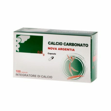 Calcio carbonato 0,5g 100 capsule