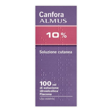 Canfora almus 10% soluzione idroalcolica 100g