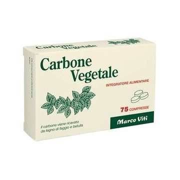Carbone vegetale 75 compresse