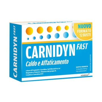 Carnidyn Fast Magnesio e Potassio Integratore 12 Bustine