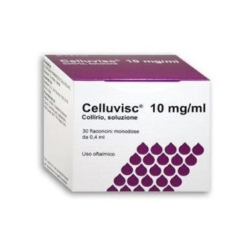 Celluvisc collirio monodose 30 fiale 0,4ml 10mg/ml