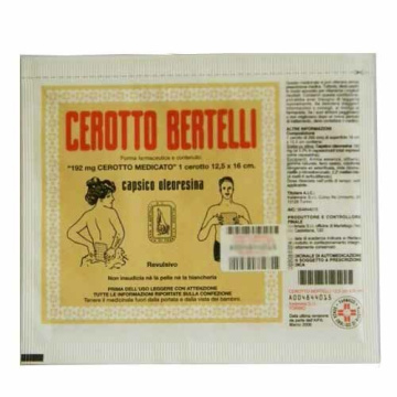 Cerotto Bertelli Medio Dolori Reumatici 16 x 12 cm 3,3%