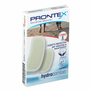 Cerotto prontex hydrocomfort per vesciche 6 pezzi