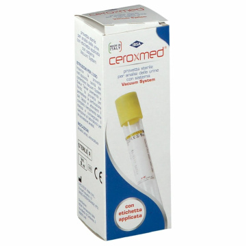 Ceroxmed provetta urine con sistema vacuum system 1 pezzo