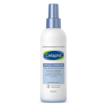 Cetaphil Optimal Hydration, Siero Idratante Spray Corpo 207 ml
