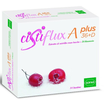 Cistiflux A Plus 36+D Integratore Vie Urinarie 14 Bustine