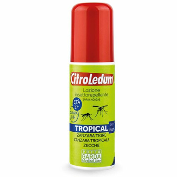 Citroledum Tropical Spray Lozione Repellente Insetto 75 ml