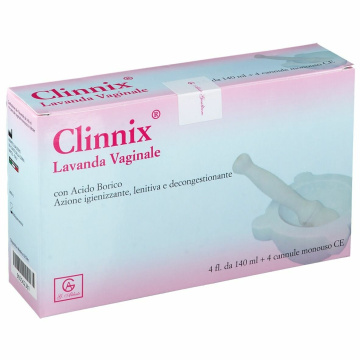 Clinnix lavanda vaginale 4 flaconi 140 ml