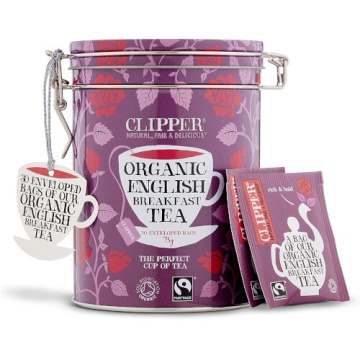 Clipper te' english breakfast fairtrade bio latta 30 filtri