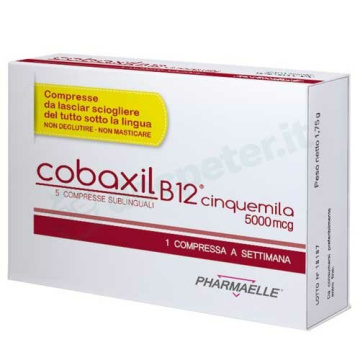 Cobaxil b12 5000mcg 5 compresse sublinguali