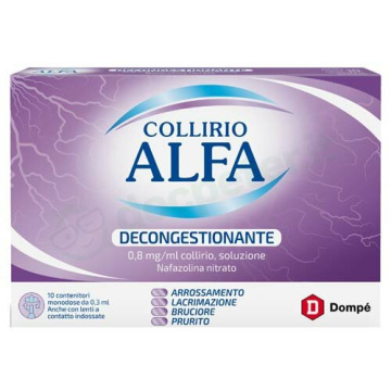 Collirio alfa 10 contenitori monodose da 0,3 ml