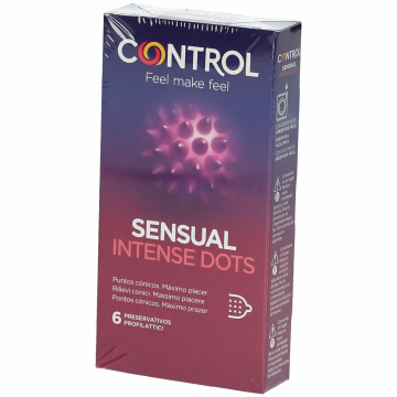 Control sensual intense dots 6 pezzi